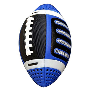 Ballon de football américain et de rugby de taille personnalisée, de qualité supérieure, en cuir avec surpiqûres, qualité de jeu officielle - Product Image 3