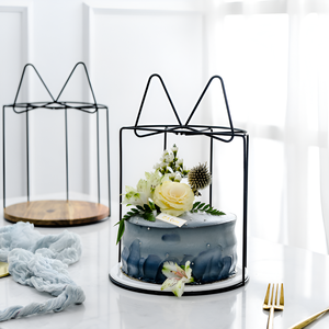 Tendance bonne qualité support à gâteau en métal anniversaire mariage événement fêtes pâtisserie gâteau support au meilleur prix - Product Image 2