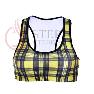 Soutien-gorge de sport pour femme avec lettres, idéal pour le fitness, le yoga, grandes tailles, vêtements de sport, crop top, soutien-gorge ajustable - Product Image 2