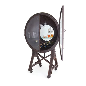 Mueble Bar Industrial Alto para Uso en Interiores/Exteriores, Cafés, Hoteles, Gimnasios, Sótanos - Diseño Moderno, Duradero y Ecológico - Product Image 1