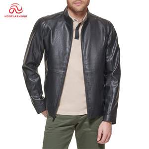 Veste en cuir pour homme coupe ajustée Veste en cuir véritable élégante et sur mesure pour un look moderne - Product Image 1
