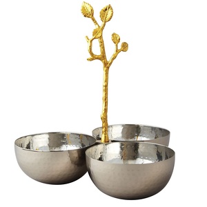 Top des tendances Style Vintage métal finition Antique restauration hôtel ustensiles de cuisine servant fruits mélange bol forme personnalisée collations - Product Image 5