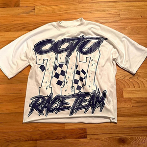 เสื้อยืดผ้าฝ้าย100% น้ำหนักมากสำหรับผู้ชายเสื้อยืดพิมพ์ลายกราฟิกแบบพรีเมี่ยมสำหรับใส่ได้พอดีตัวเสื้อยืดโลโก้ตามสั่ง - Product Image 5