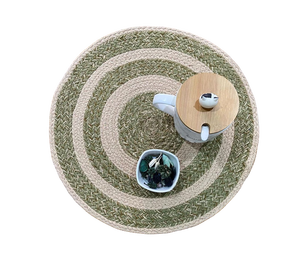Set de table rond en coton tressé 40 cm, vaisselle écologique, tapis de table pour la décoration de la maison, vente en gros, export - Product Image 1