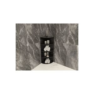 Estantería moderna con estampado Circular, organizador decorativo de esquina de madera de acero inoxidable para sala de estar, oficina, Turquía - Product Image 2