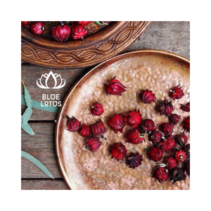 PREMIUM NATURAL DRIED HIBISCUS FLOWER PETALS FOR REFRESHING <b>TEA</b> HEALTHY DRINK AND CULINARY INGREDIENT - Product Image 1