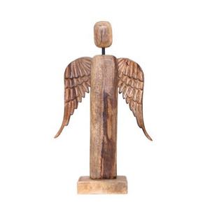 Ángel navideño de madera más vendido Artículo de decoración navideña de alta calidad Último diseño Precio al por mayor Hecho con metal duradero - Product Image 1