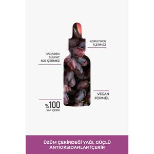 Aceite Esencial para el Cabello PROCLIS de 30 ml con Aceite de Semilla de Uva Fija (Vitis Vinifera L.) Origen Turquía para el Cuidado del Cabello - Product Image 2