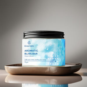 OEM personalizable hecho a mano de fábrica aromático Bliss Ocean Bloom jabón natural forma de fruta cubo - Product Image 3