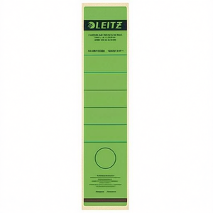 LEITZ ป้ายติดหลังแฟ้มแบบมีกาวในตัว ขนาดกว้าง/ยาว 61.5 x 285 มม. สีเขียว พร้อมรูเจาะนิ้วมือ 10 ป้าย/แพ็ค อุปกรณ์เสริมสำหรับแฟ้มเอกสาร - Product Image 3