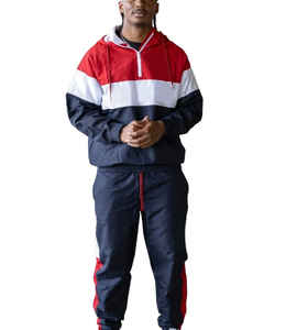 Venta al por mayor de chándal deportivo informal para hombre con logotipo personalizado 100% algodón, Jersey cortavientos, talla adulta - Product Image 1