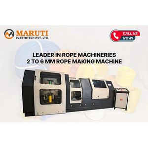 Máquina Automática para Fabricar Cuerdas de Plástico MTR 25/4 de Maruti PP con Motor - Product Image 3