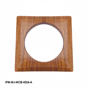 กำไลข้อมือไม้สี่เหลี่ยมทำมือ เครื่องประดับไม้เรขาคณิตแบบมินิมอล กำไลงานฝีมือ ของขวัญสำหรับเธอ - Product Image 2