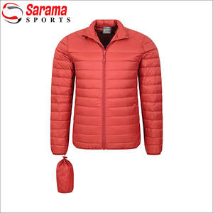 Chaqueta cálida de invierno gruesa para hombre, chaqueta de plumas cortas con logotipo personalizado de Mann, Bule oscuro, burbuja brillante - Product Image 4