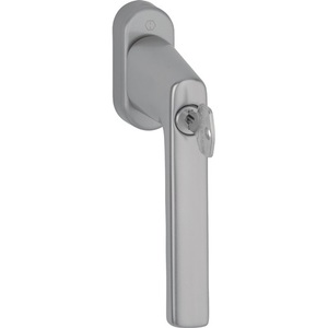 Manilla de Aluminio para Ventana de 32-42 mm con Cerradura para Puertas Hamburg 0700LS/U26 100NM - Product Image 1