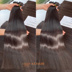 100% Pure Raw Unprocessed Virgin <b>Hair</b> Extensions Long Lasting Cuticle Intact Bone Straight Vietnamese Remy Single Weft All - Product Image 5