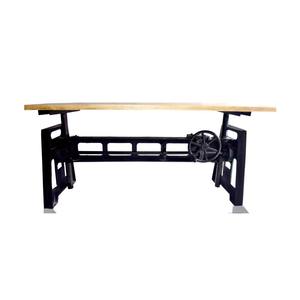 Moderno Juego de Comedor de 4 Plazas con Diseño Industrial, Madera de Mango Resistente y Sillas de Hierro Fundido para Comedor, Sala de Estar o Taller - Product Image 5