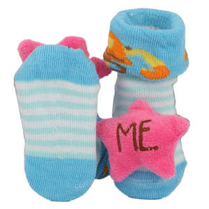 Newborn <b>Booties</b> - Blue - Product Image 2