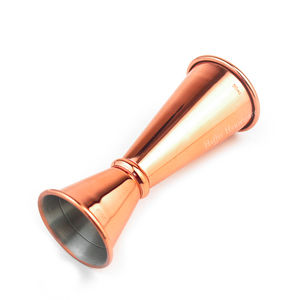 Jigger de Bar Premium de Acero Inoxidable 18/8 de 25/50ml con Líneas de Escala Grabadas Internamente, Taza Medidora Doble para Cocteles, Venta al por Mayor - Product Image 5