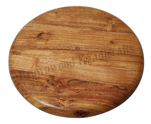 Assiette de service en bois d'acacia faite à la main, fournisseur de quantité en gros finie en bois naturel à un prix raisonnable - Product Image 4