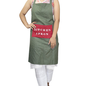 Delantal de cocina promocional hermoso de la mejor calidad de diseño elegante con exportador de logotipo de bordado personalizado en India - Product Image 2