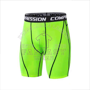 FANTASY WEAR OEM Venta al por Mayor y Pantalones Cortos de Compresión Deportivos para Hombre, Ajustados, para Entrenamiento en Gimnasio, Certificados CE ISO - Product Image 1