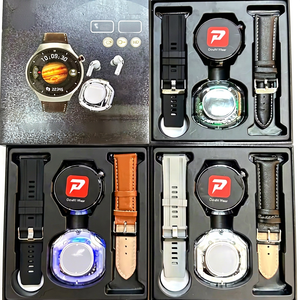 Montre connectée ronde KR D21 36-40 mm avec écran tactile IPS, suivi de la fréquence cardiaque, écouteurs TWS, chargeur sans fil, montre de fitness unisexe - Product Image 5