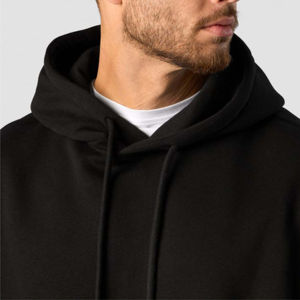 Men's <b>Long</b> Sleeve <b>White</b> Hoodies for Autumn Winter Street Style Casual Blouse Fleece <b>Tops</b> Solid Color Screen Printing - Product Image 5