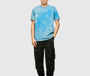 Camiseta de Manga Corta para Hombre, Estilo Vintage, Lavada al Ácido, 100% Algodón, 230 g/m², Cuello Redondo, Transpirable, Tejido de Punto, Venta al Por Mayor - Product Image 2