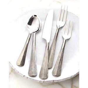 Ensemble de couverts modernes en acier inoxydable avec poignée creuse unique Ensemble de couverts de haute qualité pour restaurant mariage maison hôtel - Product Image 4