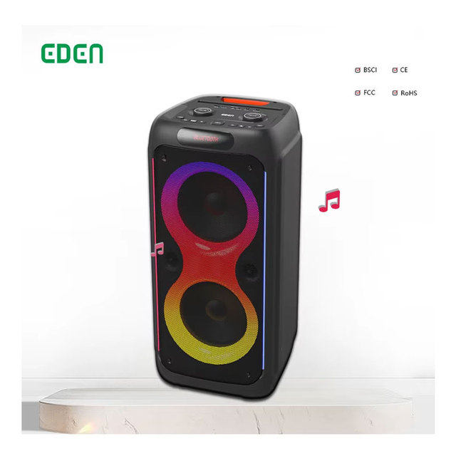 Original Party 8 Inch MAGE BASS High Power Caxia De Som Karaoke Soundbox Powered Speaker With Dynamic Light