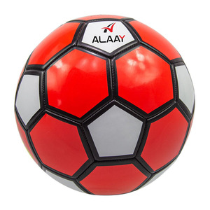 Alaay Fourniture d'usine Conception de contour noir Machine cousue PVC Taille 5 Football Football - Product Image 1