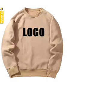Sweat-shirt pour homme en coton 100% coupe classique, poids du tissu 370g, broderie de haute qualité, sweat-shirt Samavia personnalisé en gros pour le streetwear - Product Image 3