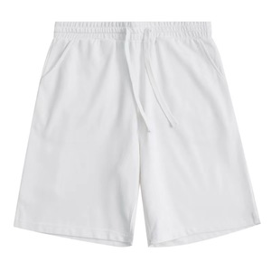 กางเกงขาสั้นลำลองมีกระเป๋าหลายช่องสำหรับผู้ชายและผู้หญิงใหม่2025กางเกงควอเตอร์แบ็คสีดำสีทึบระบายอากาศได้ระดับกลางเอว DP - Product Image 4