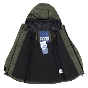 Custom Reflective Branding Strap Adjustable Cuffs Heat Sealed Quilting Platinum Mens <b>Padded</b> Puffer <b>Jacket</b> <b>Waterproof</b> Breathable - Product Image 2