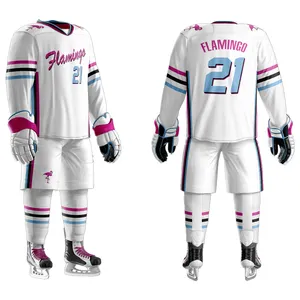 Custom Design Sublimation Druck Eishockey Uniform Großhandels preis Training Training Trikots Trikot, Jugend Erwachsenen Team Kit