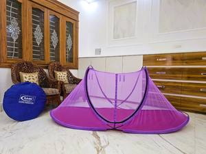 Moustiquaire autoportante pliable en forme de bateau pour une personne, robuste (taille lit simple avec tissu de base, utilisation toute saison pour adultes) - Product Image 3