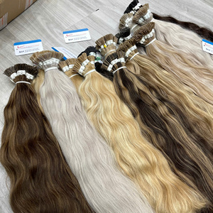 Produit phare : Extensions de cheveux à pointe en kératine I-Tip, faciles à poser, disponibles en plusieurs couleurs, sans perte ni nœuds - Product Image 2