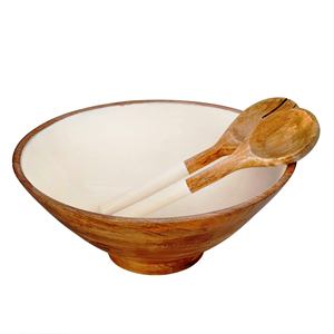 Utensilios para Ensalada Modernos de 11 Pulgadas, Recubiertos de Resina, Ecológicos, Aptos para Lavavajillas, Hechos en India - Product Image 4