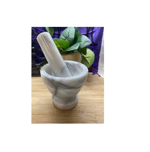 Ensemble pilon et mortier en laiton de marbre de haute qualité grand granit massif de qualité supérieure et pièce design avec produit de vente - Product Image 4