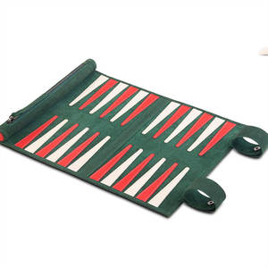 Boîte de backgammon de voyage personnalisée de haute qualité, écologique, en PU ou en cuir, avec plateau de jeu gravé pour les fêtes - Product Image 5