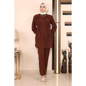 Traje Midi Casual con Detalle de Cadena - Product Image 3