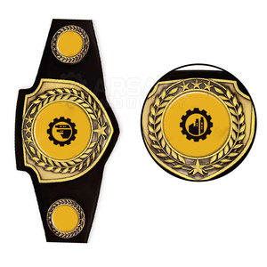 Premium Lightweight Leather Boxing & <b>Wrestling</b> Championship Belt for Martial Arts Competition - Product Image 5