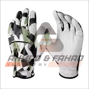 Gants de golf personnalisés pour hommes-Doux et respirant 100% Premium Crabetta Leather Essential Green Jacket Pactch Golf Glove - Product Image 3