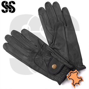Gants d'équitation d'hiver tendance de haute qualité, légers et faciles à porter, en cuir synthétique, protection complète des doigts, sécurité - Product Image 4