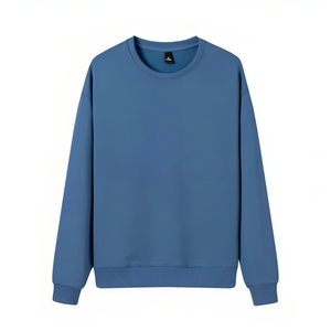 New Design Christmas Wholesale Pullovers 360gsm Cotton Drop Shoulder Solid Color Blank Custom Crewneck Sweatshirts - Product Image 4