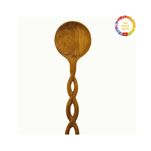 Cuillère en bois écologique de haute qualité avec motif coeur fabriquée par des artisans vietnamiens qualifiés, parfaite pour les cadeaux ou un usage quotidien - Product Image 2