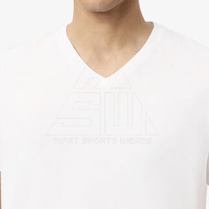 Camiseta Deportiva de Secado Rápido de Poliéster, Fabricante de Camisetas Deportivas Lisas con Cuello Redondo para Gimnasio, Camiseta Ajustada para Hombre - Product Image 5