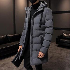 Venta al por mayor de encargo ligero acolchado Puffer holgado chaqueta con capucha de gran tamaño para los hombres - Product Image 6