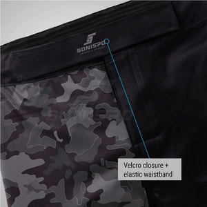 High Quality Customizable 100% Polyester MMA Shorts for Boxing Martial Arts Compression Wear Wholesale SONISPO SSF-1514 Men's - Product Image 3